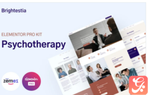 Brightestia - Psychotherapy Elementor Kit