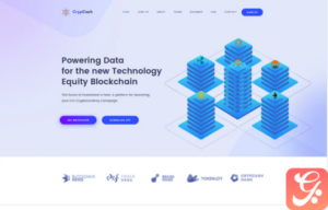 Crypcash - ICO, Bitcoin and Cryptocurrency WordPress Theme