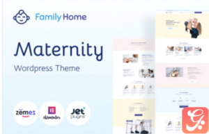FamilyHome - Pregnancy and Maternity WordPress Theme