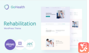GoHealth - Rehabilitation Website Template WordPress Theme