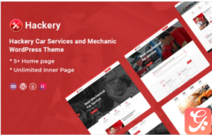 Hackery - Car Services and Mechanic WordPress Theme