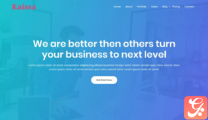 Kaissa - One Page Digital Agency WordPress Theme