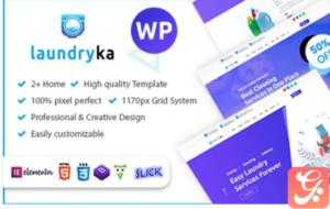 Laundryka - Dry Cleaning Services WordPress Theme