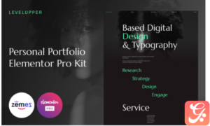 Levelupper - Web Portfolio Elementor Kit