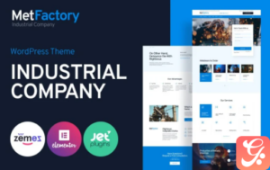 MetFactory - Industry Company WordPress Theme