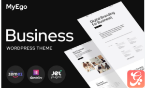 MyEgo - Business Website WordPress Theme
