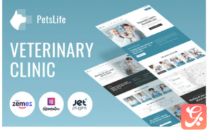 PetsLife - Responsive Veterinarian WordPress Theme