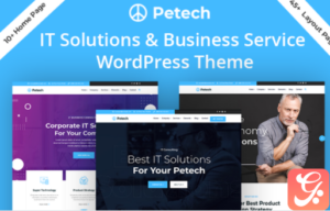 Petech - IT Solution & Business Service WordPress Theme