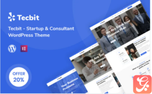Tecbit - Responsive Startup and Consultant WordPress Theme