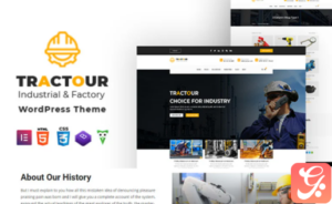 Tractour - Industrial / Manufacturing WordPress Theme