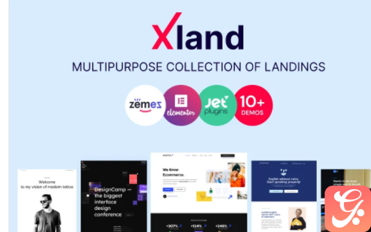 XLand - Multipurpose Collection of Landing Pages WordPress Theme