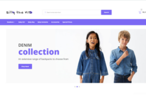 Bill The Kid - Simple Kids Fashion Online Store OpenCart Template