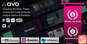 Avo Creative Portfolio & Agency WordPress Theme 1.1.9