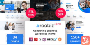 Reobiz – Consulting Business WordPress Theme(activated) 5.0.9