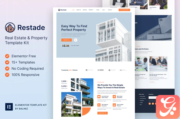 Restead – Real Estate & Property Elementor Template Kit