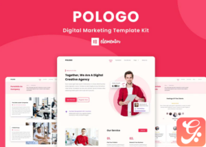 Pologo - Digital Marketing Elementor Template Kit