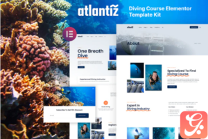 Atlantiz - Diving School Elementor Template Kit