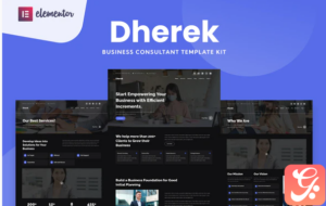 Dherek - Business Consultant Website Template