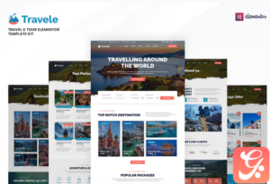 Travele – Travel & Tour Agency Elementor Template Kit