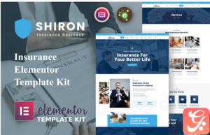 Shiron - Insurance Elementor Template Kit