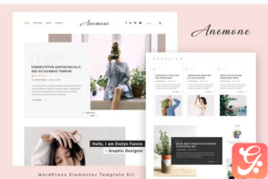 Anemone - Blog & Magazine Elementor Template Kit