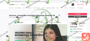 Techcom - Investment Consulting Elementor Template Kit