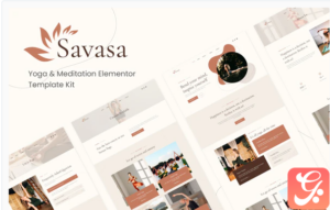 Savasa - Yoga & Meditation Elementor Template Kit