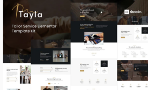 Tayla - Tailor Service Elementor Template Kit