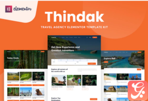 Thindak - Travel Agency Elementor Template Kit