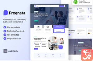 Pregnata – Pregnancy Care & Obstetrician Elementor Template Kit