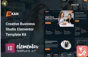 Dikan - Creative Business Studio Elementor Template Kit