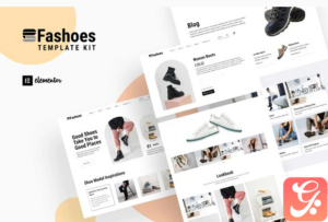 Fashoes - Minimalist Fashion Store Elementor Template Kit