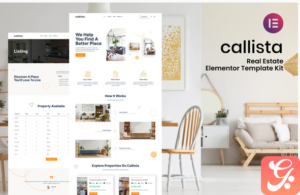 Callista - Real Estate Elementor Template Kit