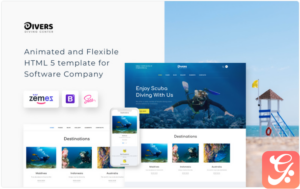 Divers - Diving Center Multipage Classic HTML Website Template 1.0