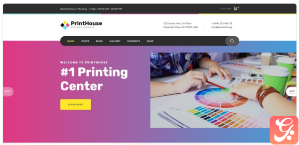 Print House Print Shop Multipage Modern HTML Website Template