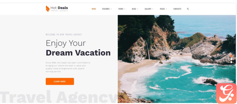 Hot Deals - Travel Agency Clean Multipage HTML Website Template 1.0