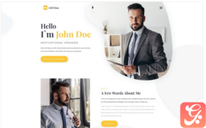 LifeTime - Motivational Speaker Clean Multipage HTML5 Website Template 1.0