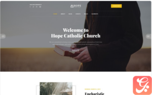 Hope - Catholic Church Multipage Modern HTML Website Template 1.0