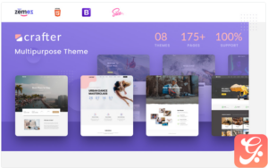 Crafter - Multipurpose Modern Bootstrap 4 Website Template 1.0