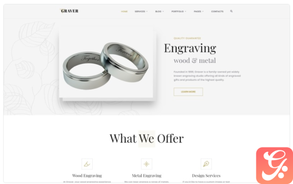 Graver - Art Multipage Elegant HTML Website Template 1.0