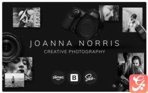 Joanna Norris - Photographer Portfolio Website Template 1.0