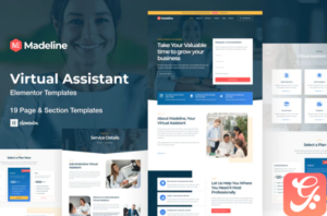 Madeline - Virtual Assistant Website Elementor Template Kit