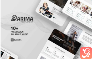 Arima - Musical Symphony Elementor Template Kit