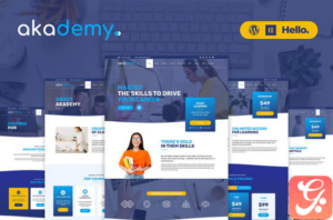 Akademy - Online Courses Elementor Template Kit