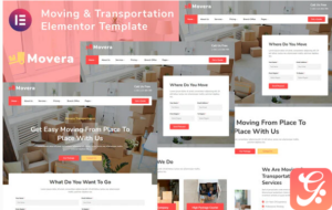 Movera - Moving Company Elementor Template Kit
