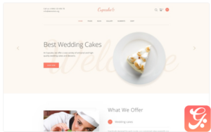 Cupcake - Cake Shop Clean Website Template 1.0