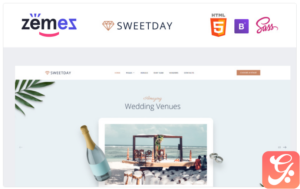 SweetDay - Wedding Venue Agency Website Template 1.0