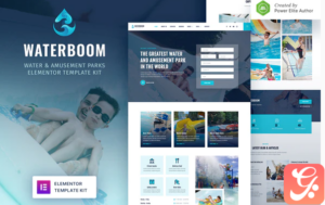 Waterboom – Water & Amusement Park Elementor Template Kit