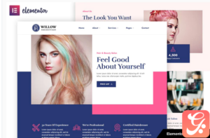 Willow - Hair & Beauty Salon Elementor Template Kit