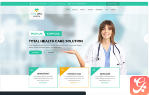 Life Line Hospital and Health Website Template 1.0